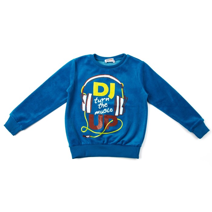 Джемпер для мальчика, рост 128 см, цвет синий 36-2015