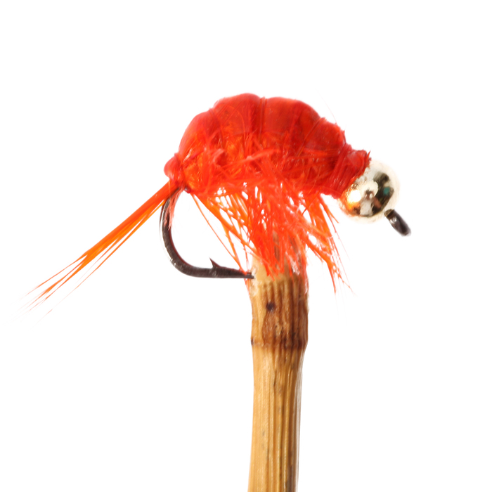 Мушка Gammarus Amphipod, 8, orange gold