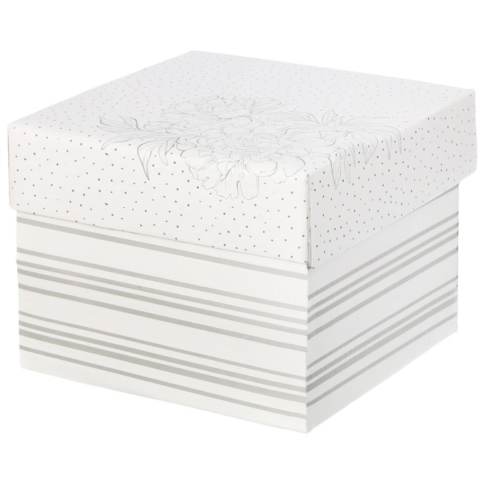 Складная коробка «Полоски», 15 х 15 х 12 см