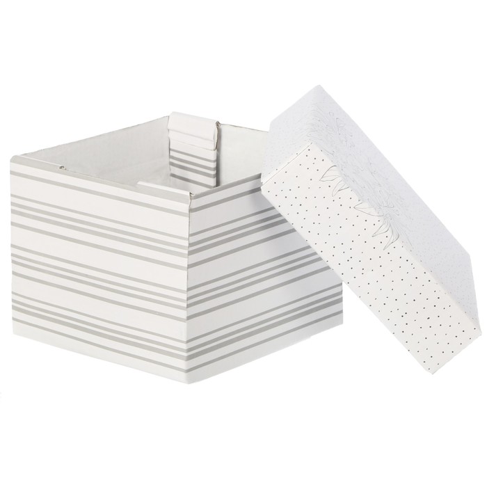 Складная коробка «Полоски», 15 х 15 х 12 см