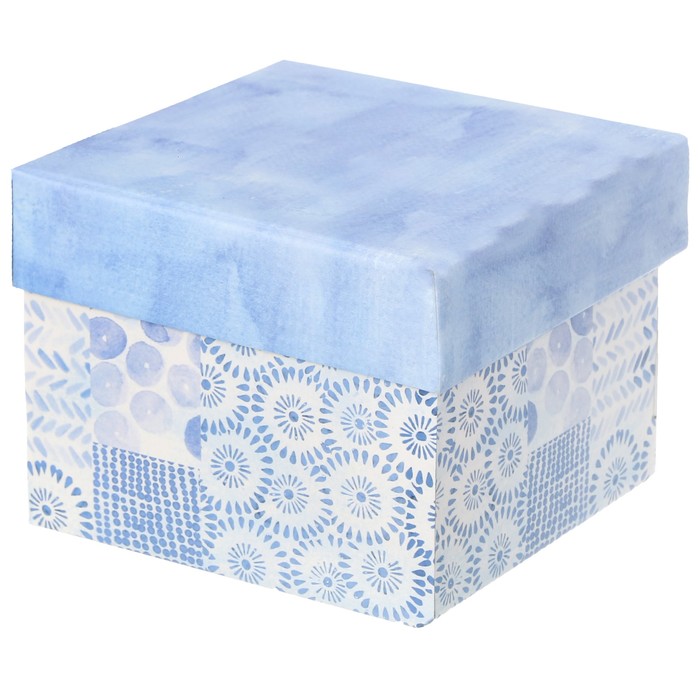 Складная коробка «Акварель», 15 х 15 х 12 см