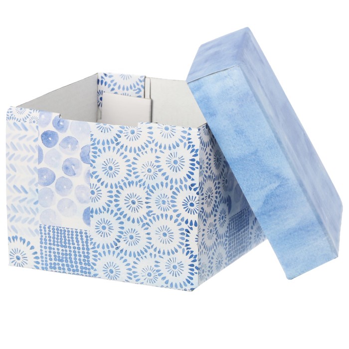 Складная коробка «Акварель», 15 х 15 х 12 см