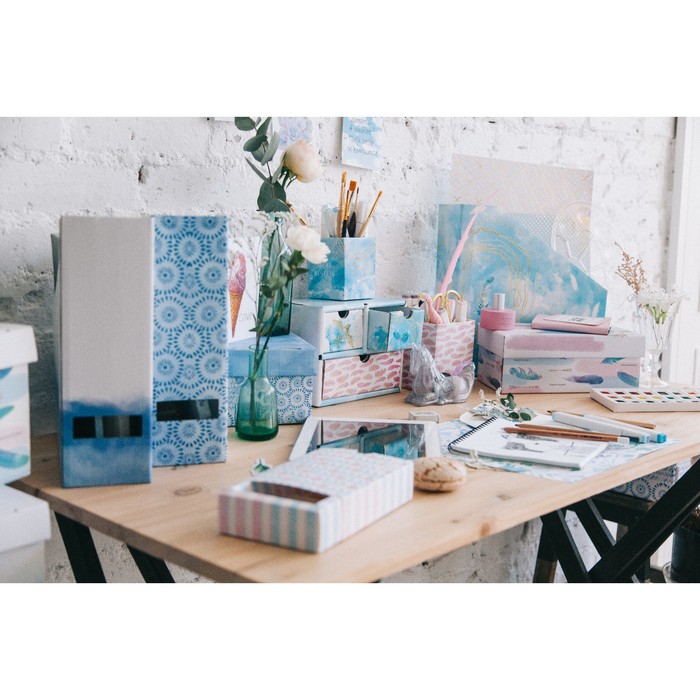 Складная коробка «Акварель», 15 х 15 х 12 см