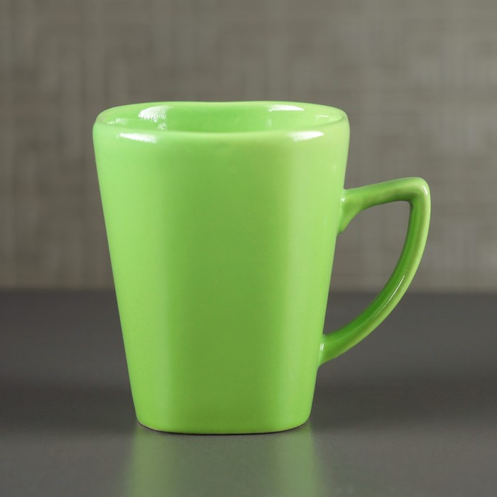 Кружка 0,25 л "Квадратная" зелёная