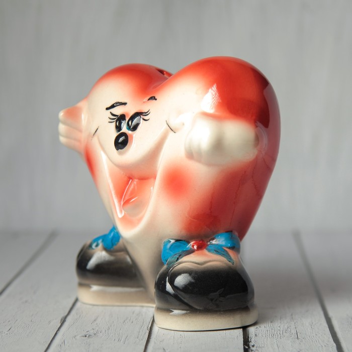 Копилка "Сердце" микс