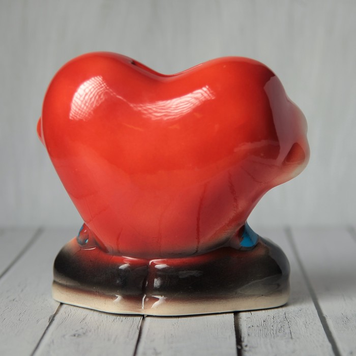 Копилка "Сердце" микс