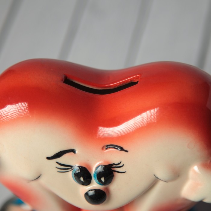 Копилка "Сердце" микс