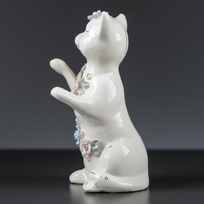 Копилка "Кот попрошайка" лепка большая