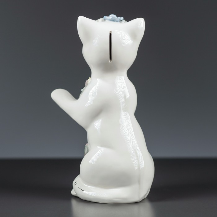 Копилка "Кот попрошайка" лепка большая