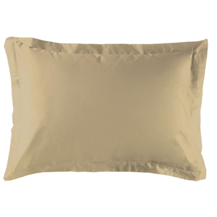 Наволочка с клапаном, размер 52х74 см, цвет кофе, сатин
