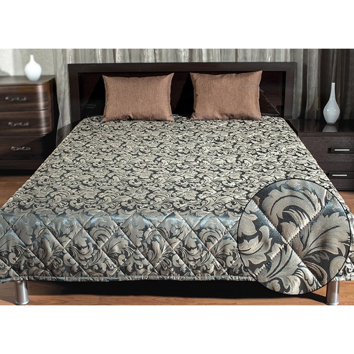 Покрывало Betta, размер 200х220 см, цвет тёмно-синий