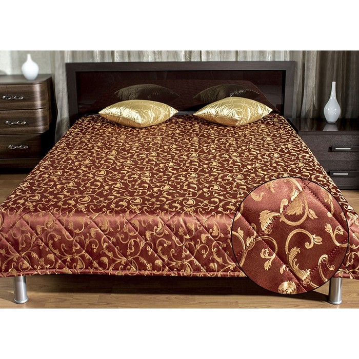 Покрывало Betta, размер 180х200 см, цвет бордовый