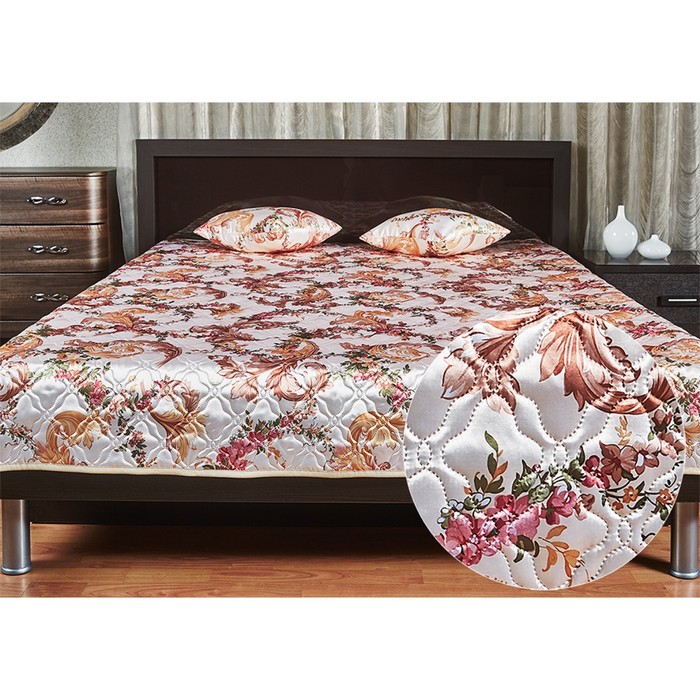 Покрывало Элегия "Лигретто", размер 140х200 см, цвет бежевый