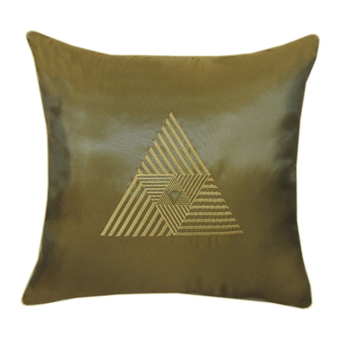 Подушка декоративная "Абстракция", размер 45х45 см, с вышивкой