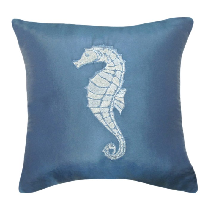 Подушка декоративная "Конёк", размер 45х45 см, с вышивкой