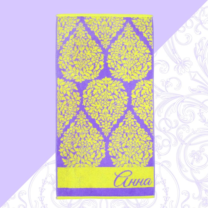 Полотенце махровое Collorista "Анна" 50х90 см, 100% хлопок, 420 гр/м2