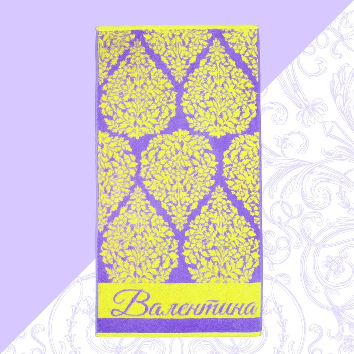 Полотенце махровое Collorista "Валентина" 50х90 см, 100% хлопок, 420 гр/м2