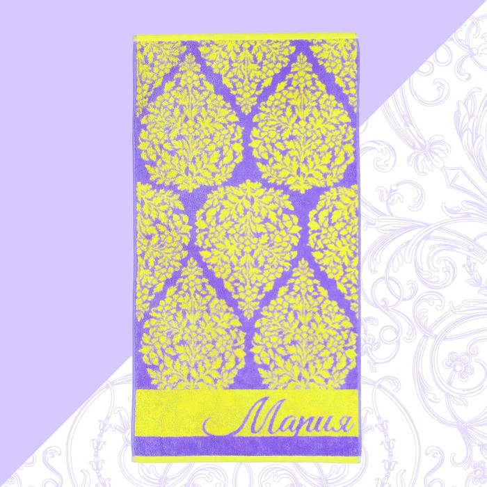 Полотенце махровое Collorista "Мария" 50х90 см, 100% хлопок, 420 гр/м2