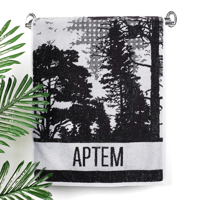 Полотенце махровое Collorista "Артем" 50х90 см, 100% хлопок, 420 гр/м2