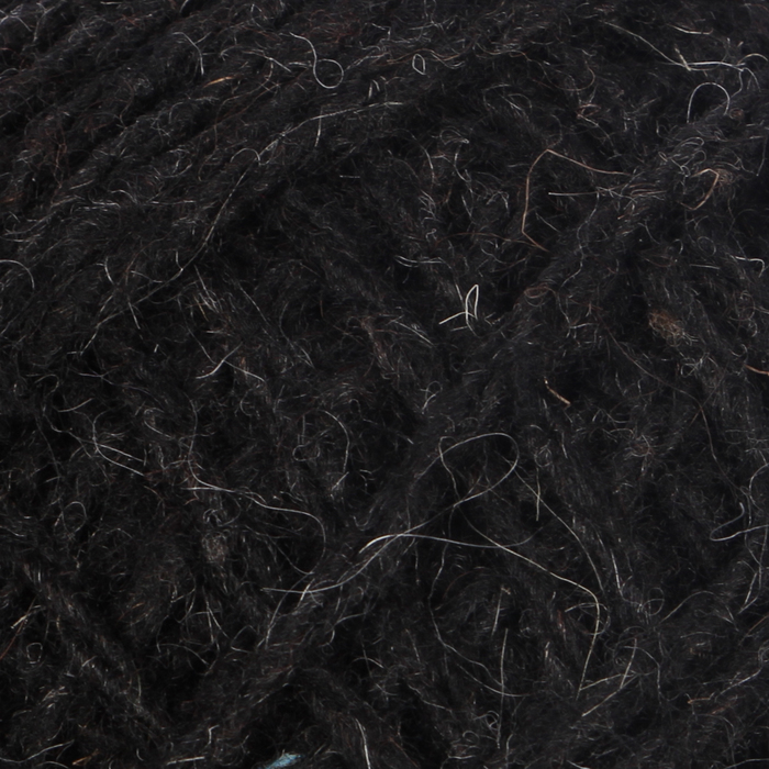 Пряжа "Клубок" 70% шерсть, 30% акрил 100м/42гр набор 10шт (Чёрный)