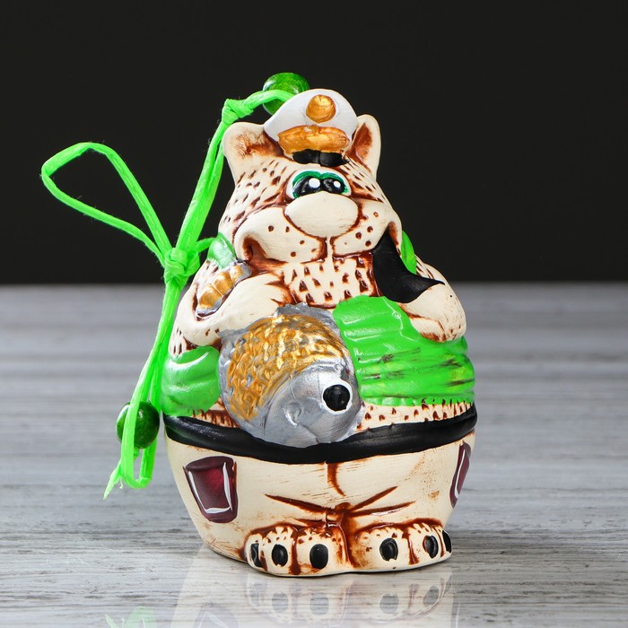 Колокольчик "Кот-матрос" микс