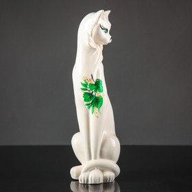 

Копилка "Кошка Сиамская", глазурь, белая, 43 см