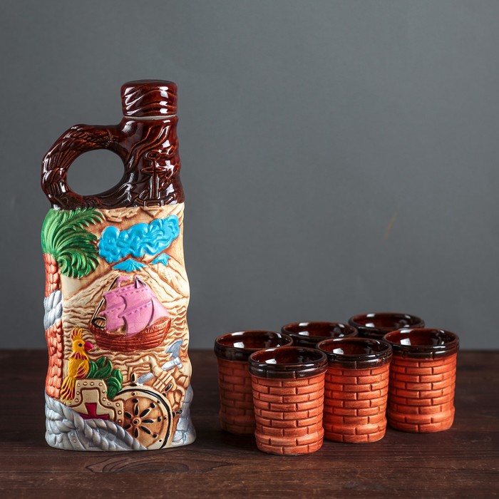 Набор винный "Крепость", цветная