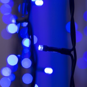 

УЦЕНКА Гирлянда "Занавес" 2 х 3 м , IP44, УМС, тёмная нить, 760 LED, свечение синее, 220 В