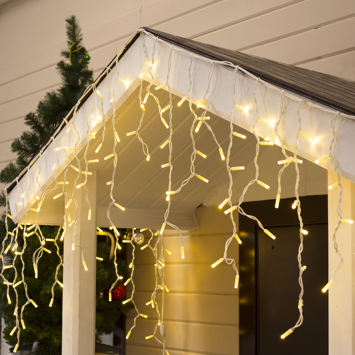 УЦЕНКА Гирлянда"Бахрома"ул. МС, Ш:3м,В:0,6 м,Н.Б."Каучук"LED-160-220V,вилка в компл.ТЕП.БЕЛ.