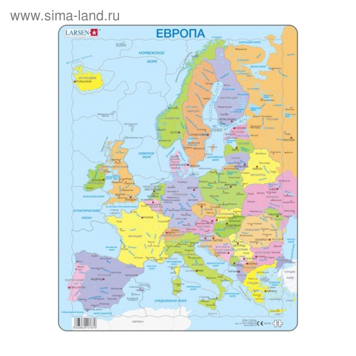 

Пазл "Европа" (A8)
