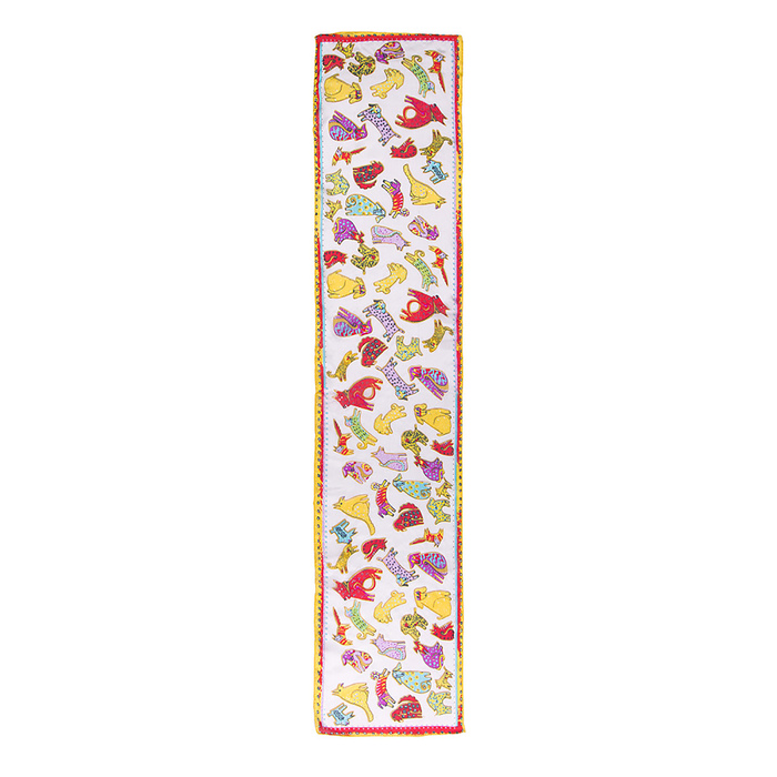 Шарф текстильный L 279_9-2, цвет разноцветный, размер 26х150