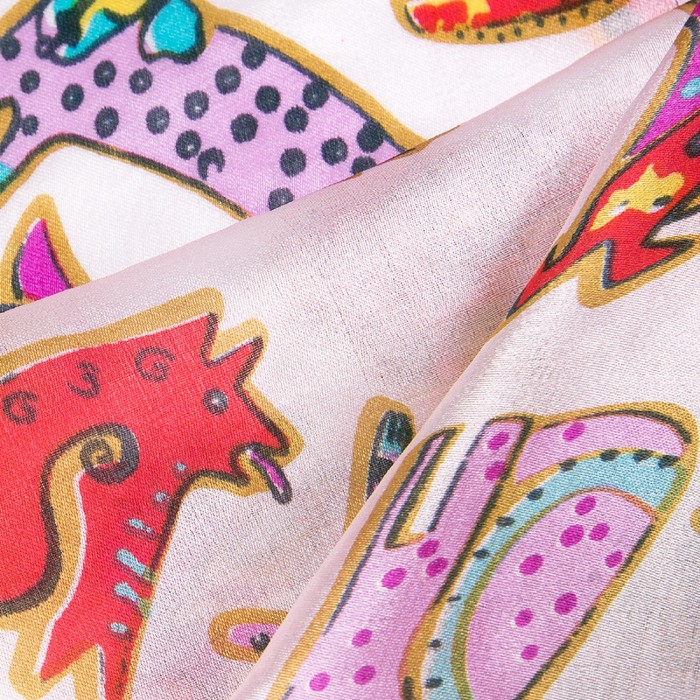 Шарф текстильный L 279_9-2, цвет разноцветный, размер 26х150