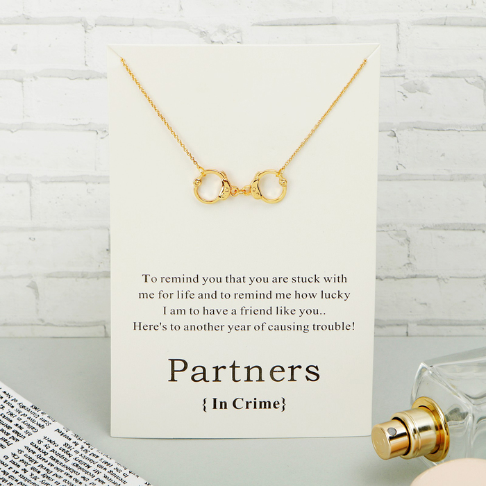 Кулон "Слова о главном" partners, цвет МИКС