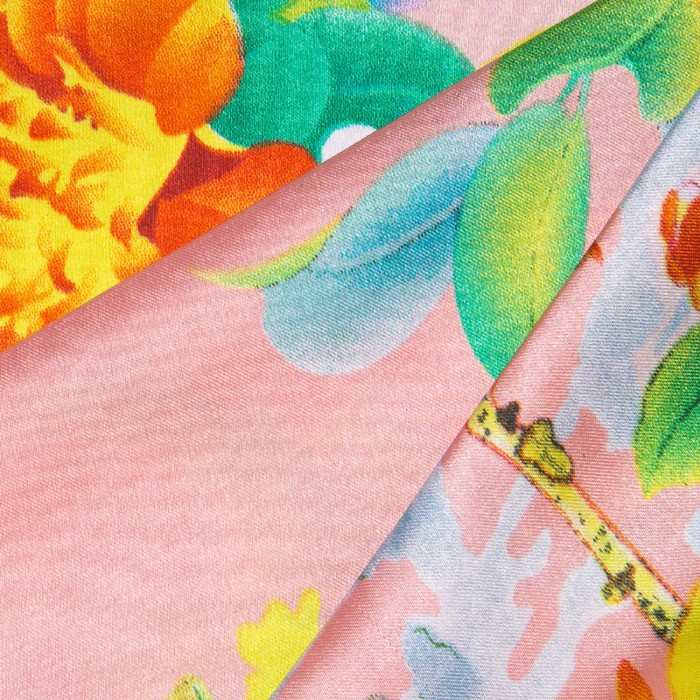 Шарф текстильный S 1636_1, цвет розовый, размер 50х160