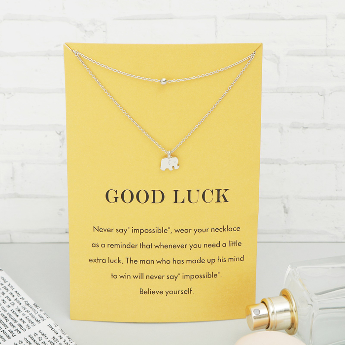 Кулон "Слова о главном" good luck, цвет МИКС