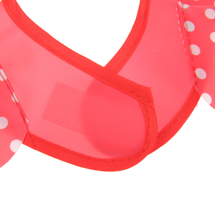 Нагрудник с карманом непромокаемый «Самая красивая», на липучке, с крылышками