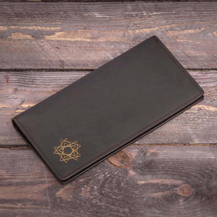 Кошелек в подарочной коробке "Герою и защитнику", экокожа