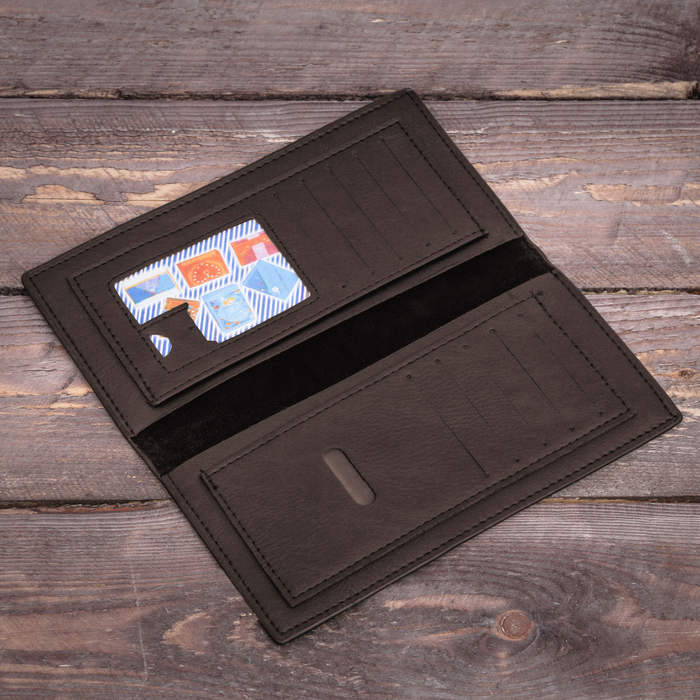 Кошелек в подарочной коробке "Герою и защитнику", экокожа