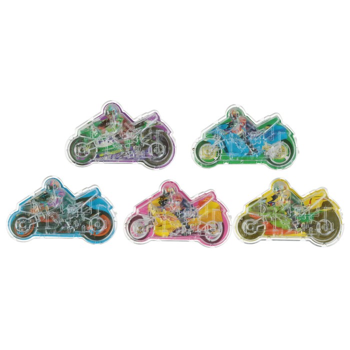 Головоломка "Мотоцикл", цвета МИКС