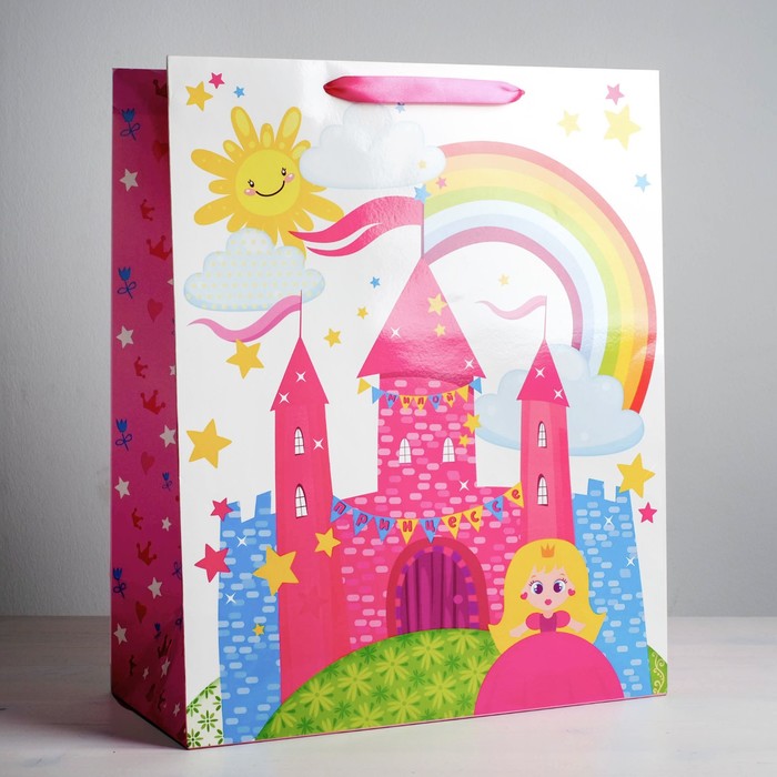Пакет ламинированный «Принцесса», XL 49 × 40 × 19 см