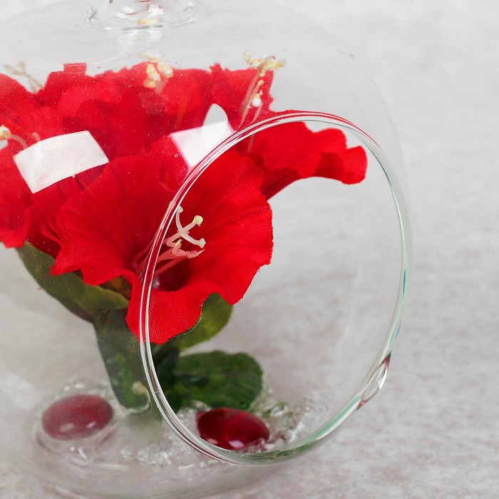 Цветочная композиция "Красный восторг" 12х16см 401605