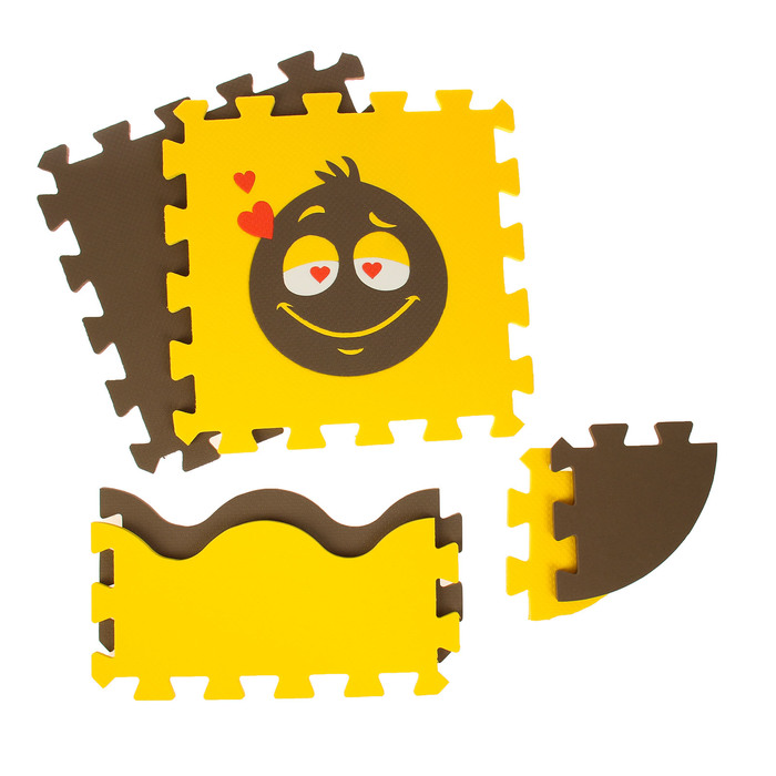 Мягкий пол универсальный "Смайлики"