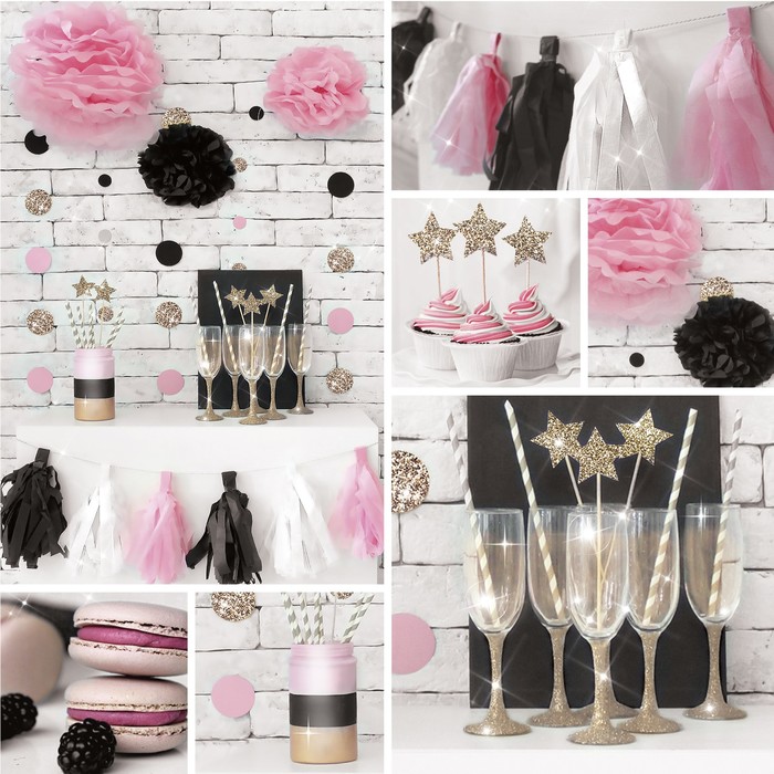 Набор для декора праздника «Дороже золота », 15 х 20,5 х 3,5 см