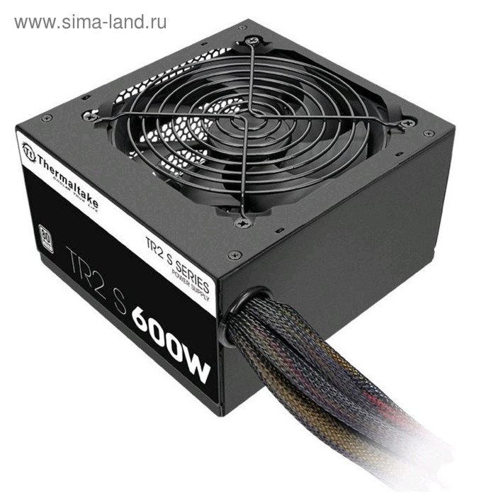 фото Блок питания thermaltake atx 600w tr2 s 80+ (24+4+4pin) apfc 120mm fan 5xsata rtl