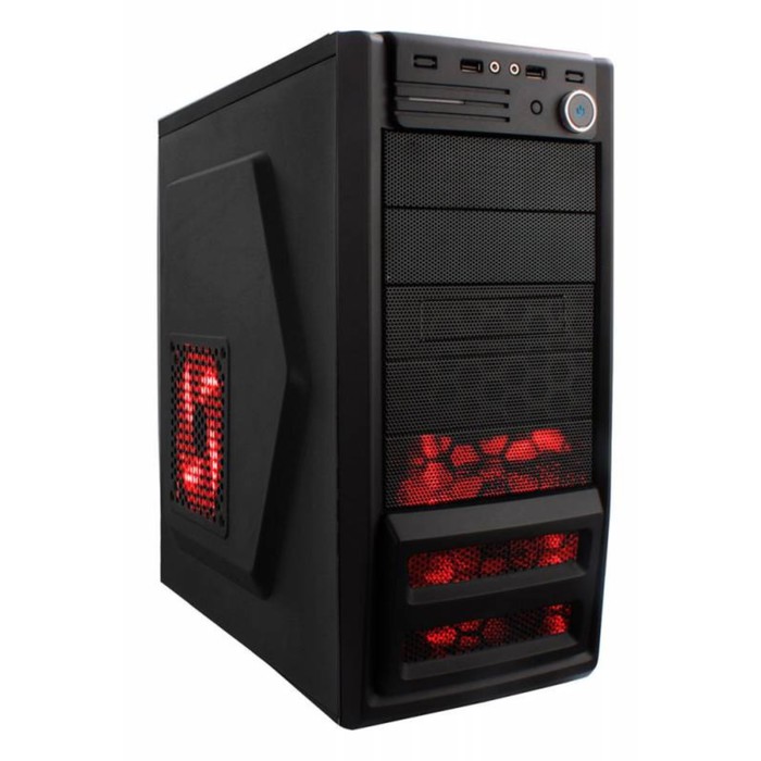 Корпус Accord P-46B, без БП, ATX, черный