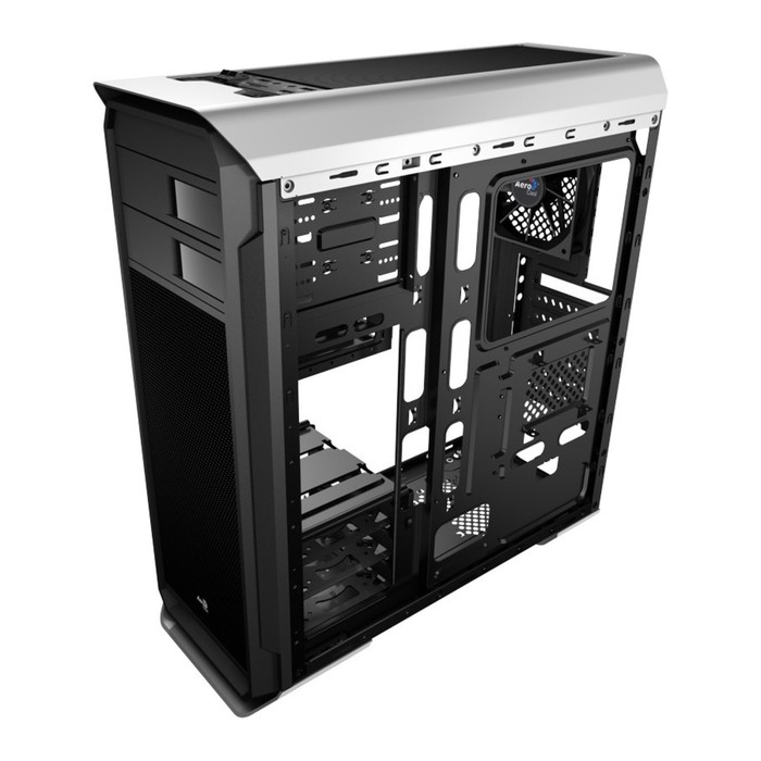 Корпус Aerocool AERO-500 WINDOW, без БП, ATX, белый