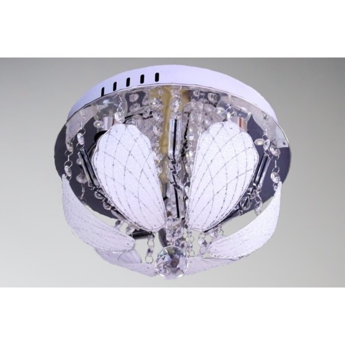 Люстра с ПДУ "Руди" 3xE14 60Вт хром 30х30х17см.