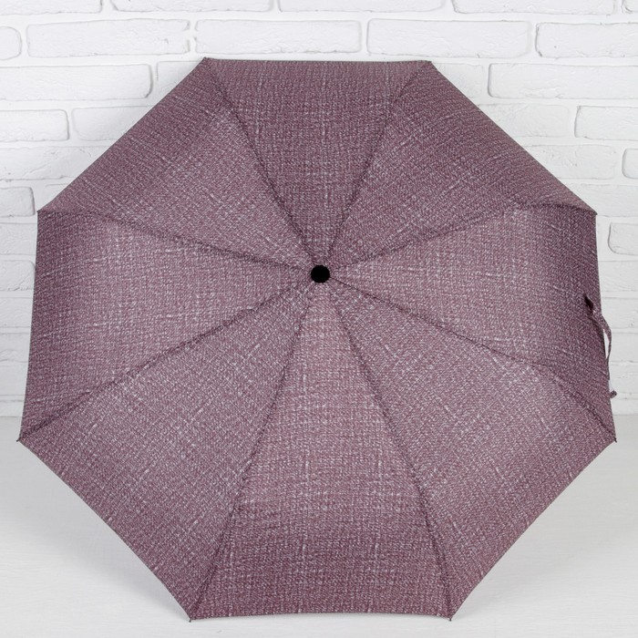 Зонт полуавтоматический "Текстура", R=49см, цвет розовый