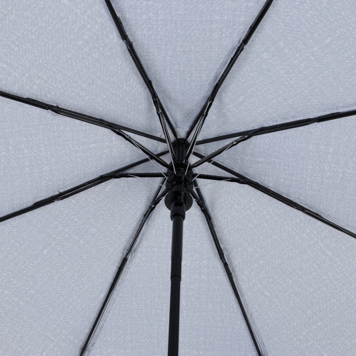 Зонт полуавтоматический "Текстура", R=49см, цвет серый