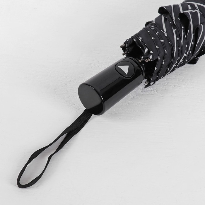 Зонт полуавтоматический "Звезда", R=50см, цвет чёрный